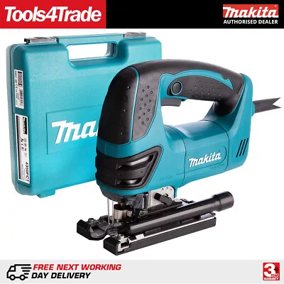 Makita 4350FCT Orbital Action Jigsaw 720W With Job Light Corded &Carry Case 110V • £186