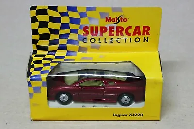 Maisto Supercar Collection - Jaguar XJ220 - 1/40 Scale Diecast Model Car - Boxed • £2.99