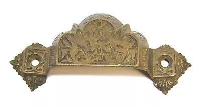 Vintage Brass Eastlake Style Drawer Pull / Handle • $12.99