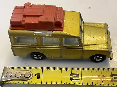 Lesney Matchbox 1965 Regular Wheels #12 Land Rover Safari | Gold  Body • $7.50