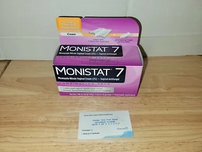 Monistat & Combination Pack Vaginal Cream W Applicators & External Cream • $16.01