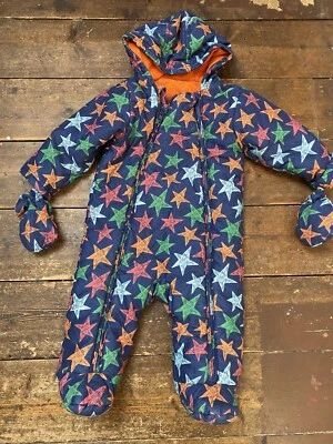 £7 • Buy M&S Baby Boys Snowsuit 9-12 Months Star Print