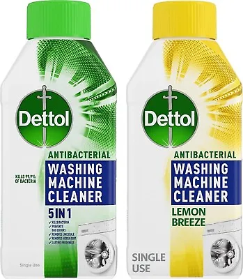 Dettol Antibacterial Washing Machine Cleaner Removes Limescale Bad Odour 250ml • £8.95