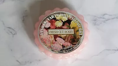 Yankee Tarts Wax Potpourri Fresh Cut Roses ** Brand New & Sealed • £3.99