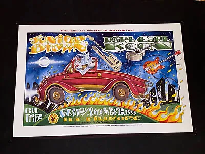$50 • Buy Junior Brown Robert Earl Keen Original Concert Poster Rock N Roll Truck Fillmore