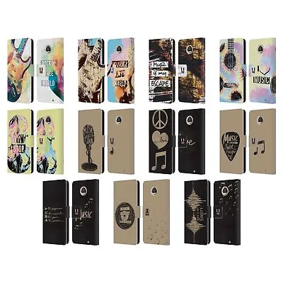 Head Case Designs All About Music Leather Book Wallet Case For Motorola Phones • $18.95