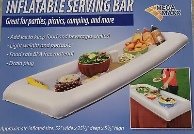 NIB Mega Maxx Inflatable Serving Bar For Picnics Camping Parties And More • $12
