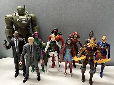 Marvel Legends 6  Figure Lot Hydra Stomper Scarlet Witch Shocker Blink Nick Fury • $74.99