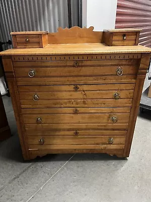 Antique Dresser With Glove Box • $810