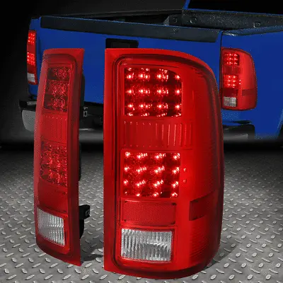 [full Led]for 07-14 Gmc Sierra 1500 2500hd 3500hd Tail Light Brake Lamps Red • $101.68