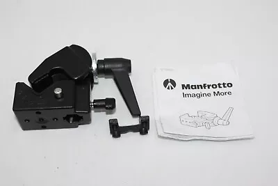 Manfrotto 035 Super Clamp Black Replaces 2915 Double Ball Joint Head NEW Look!! • $25.33