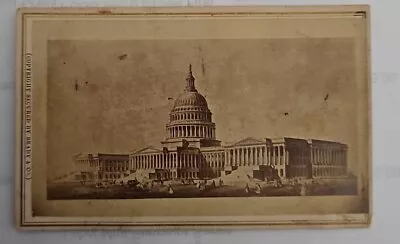  Civil War CDV Of The Capital Brady Bm • $139