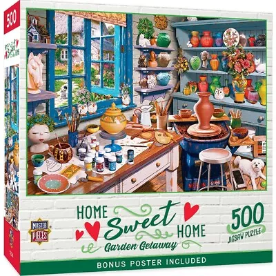 Home Sweet Home - Garden Getaway 500 Piece Jigsaw Puzzle • $7.36