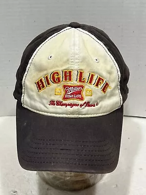 MILLER HIGH LIFE Beer Hat Dark Gray A-Flex One Size Fits Most • $7