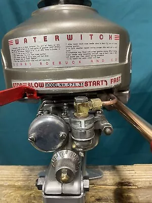 Vintage Antique Waterwitch Outboard Motor 1940 3/4 Hp • $299