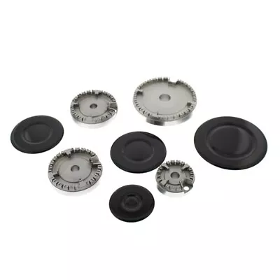 £11.45 • Buy Gas Hob Burner & Flame Cap Crown Small Medium Large Set UNIVERSAL