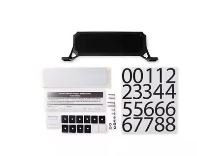 Architectural Mailboxes Black Plastic Manhattan Mailbox Name/Address Kit • $12