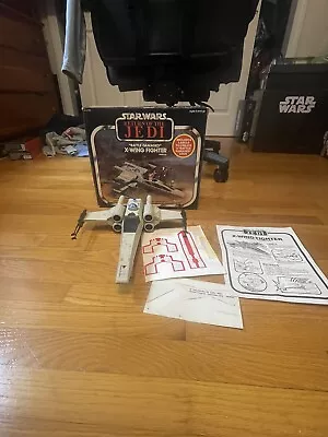 Star Wars Battle Damaged X-Wing Fighter ROTJ 1983 Kenner W/ Box • $230