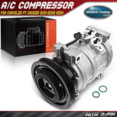 AC Compressor With Clutch For Chrysler PT Cruiser 2001-2009 Dodge Plymouth Neon • $138.99