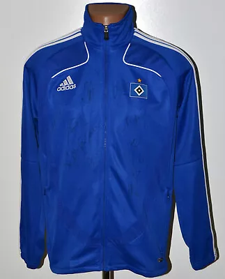 Hamburg Sv Signed 2008/2009 Training Football Jacket Jersey Adidas Size S • £71.99