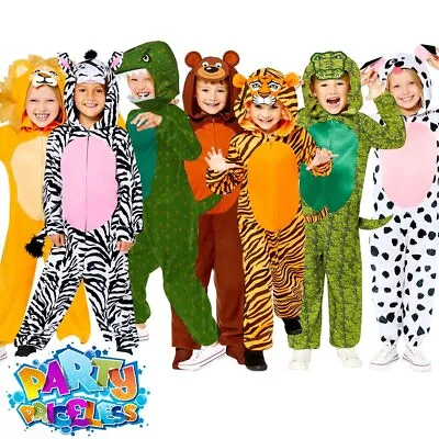 £16.99 • Buy Kids Animal Jumpsuit Costume Pet Safari Reptile Book Week Day Fancy Dress Outfit