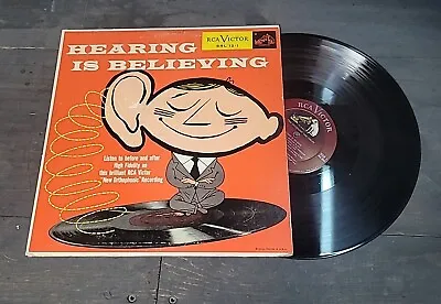 Hearing Is Believing 33rpm LP Vinyl 12-inch RCA Victor Records #SLR-12-1 Nice • $12.99