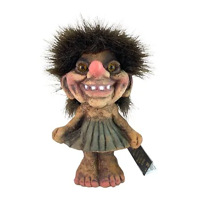 Vintage NYFORM Troll Smiling Girl Lena 6” With  Tag No 115 Norway Latex Doll • $31.11