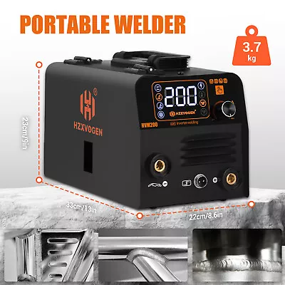 2 In1 MIG Welding Machine 110V 200A Portable Gasless Stick Flux Core Wire Welder • $97.99