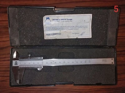 £24 • Buy Moore And Wright 0-150mm (0-6 Inch) Vernier Caliper Measuring Engineering Tool
