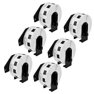 6RollS 1200 Round White Label DK-1219 For Brother QL-800 QL-720NW Diameter 12mm • $24.99