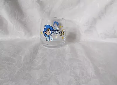 VINTAGE Sailor Moon S ꧁☿▶ Sailor Mercury ◀☿꧂ Glass Cup • $45