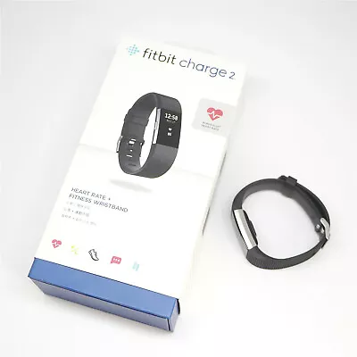 $109.99 • Buy Fitbit Charge 2 HR Heart Rate Monitor Fitness Wristband Tracker -Small Large