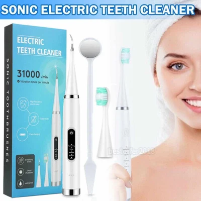 $12.95 • Buy Ultrasonic Scaler Electric Visual Tooth Cleaner Calculus Remover Teeth Whitening