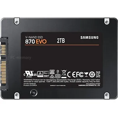 SAMSUNG SSD 870 EVO 2.5  SATA III Internal Solid State Drive 2/1TB 250/500GB Lot • £159.59