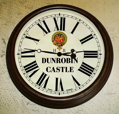 Highland Railway Company Station Clock Dunrobin Castle Station Clock. • £58.99