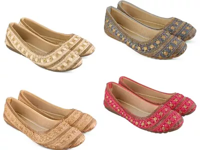 Indian Traditional Party Jutti Casual Shoes Ethnic Jaipuri Women's Belly • $23.64