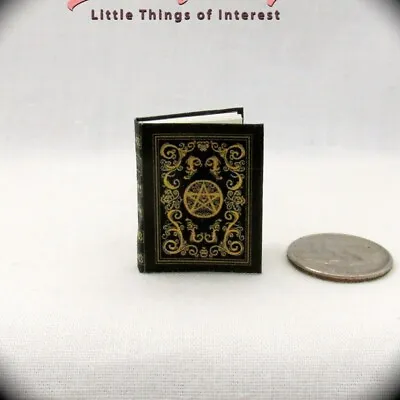BEAUCHAMP GRIMOIRE SPELL BOOK Miniature Dollhouse 1:12 Scale Witches East End • $9