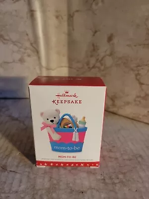 Hallmark Mom-to-be 2016 Christmas Keepsake Ornament Diaper Bag • $14.90