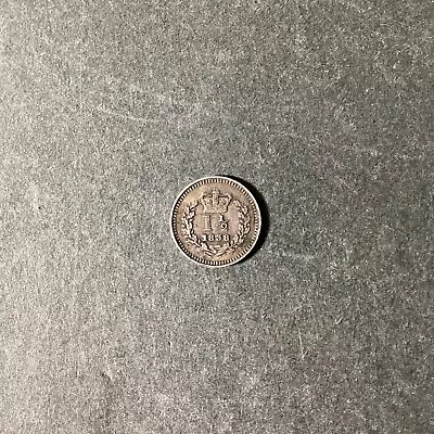 British Queen Victoria 1838 Three Half Pence 1 1/2d .925 Silver Coin 0.69g • £28