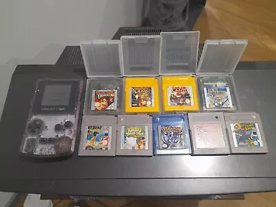 Gameboy Color & 9x Games Bundle  Nintendo DK MARIO KIRBY & MORE • $250