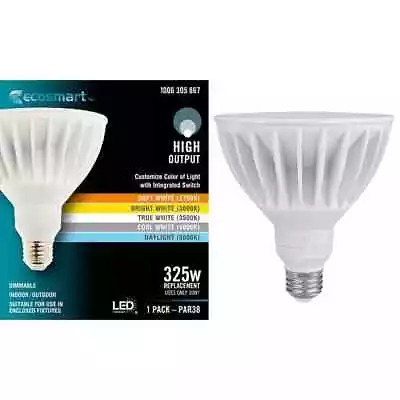 EcoSmart Equivalent PAR38 Dimmable Flood LED Light Bulb Selectable Color • $23.95