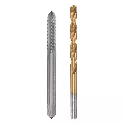 M5x0.8 Straight Flute Tap 4.2mm Drill Bit Set High Speed Steel Titanium Plated • $14.78