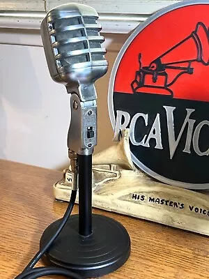 Vintage 1950's Electro Voice  Mercury  611 Microphone Working W/stand And Cable • $125