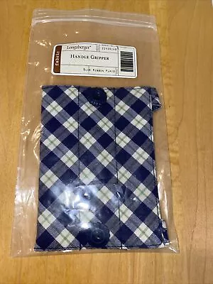 Longaberger Handle Gripper Blue Ribbon Plaid • $5