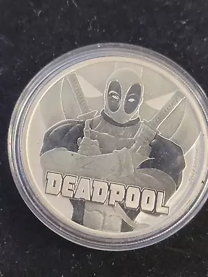 2018 Deadpool 1 Oz .999 Silver Coin - Marvel Perth Mint Tuvalu Bullion • $59