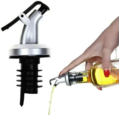 Liquor Pourer Dispenser Oil Drizzler Sprayer With Dust Cap Pourers Plastic Nozzl • £4.99