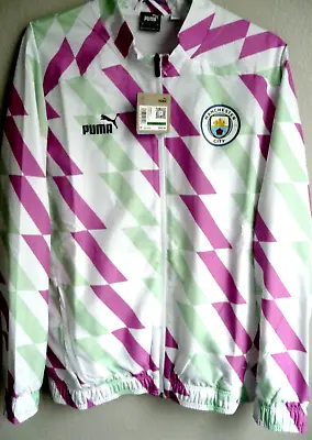 Men's Puma 2022-23 Manchester City Soccer Pre-Match Jacket L NWT • $43.20