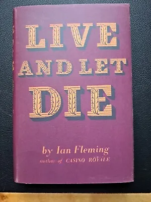 £29.99 • Buy LIVE AND LET DIE FIRST EDITION 1st 1956 Reprint Society Facsimile Cover