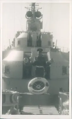 £16.56 • Buy Orig Photo Fleet Review 1953 Destroyer HMS Agincourt Grenadier Guard Drum Major