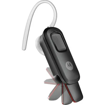 Motorola HX550 Black Ear-Hook Headsets Black And Red - Good • $89.99